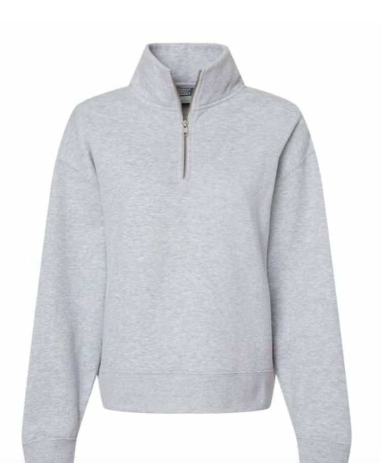 Quarter Zip Collar Sweatshirt