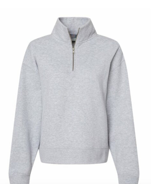 Quarter Zip Collar Sweatshirt