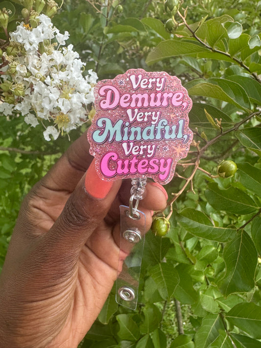 Demure